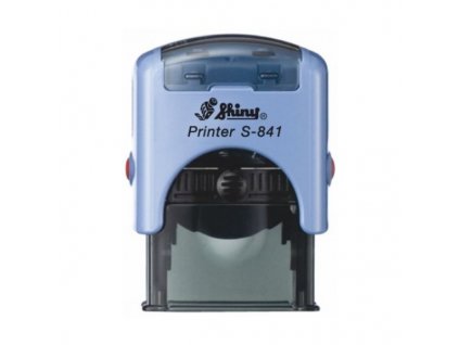 Samonamáčecí razítko Shiny S-841 (BARVA INKOUSTU ORANŽOVÁ, BARVA STROJKU ŽLUTÁ)