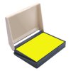 Poduška pro dřevěná razítka 65mm x 45mm (BARVA INKOUSTU ŽLUTÁ)