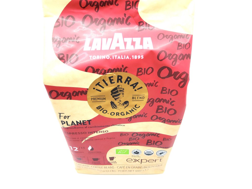 Café en grano Lavazza - Expert- Tierra Bio-Organic Intenso