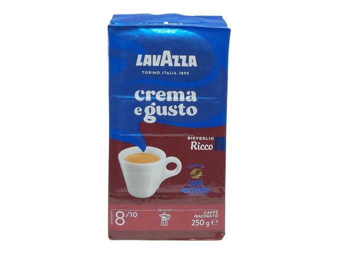 Lavazza Crema e Gusto Ricco mletá káva 250 g