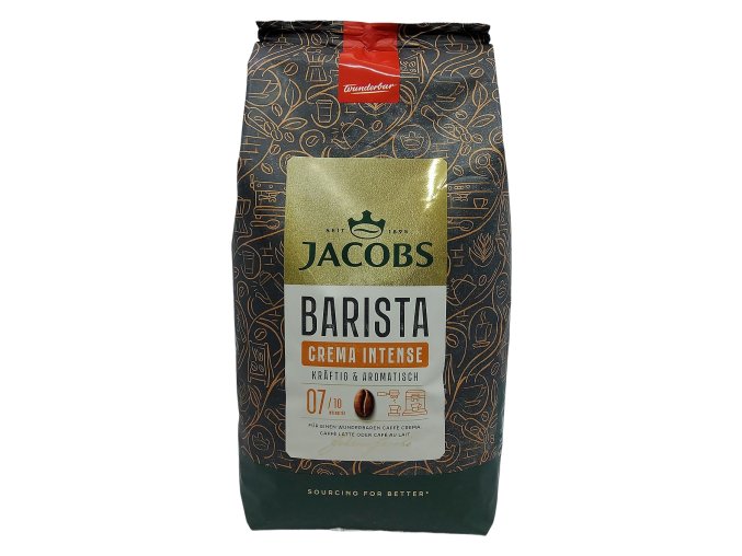 Jacobs Barista Crema INTENSE zrnková káva 1 kg