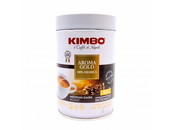 Kimbo Aroma Gold mletá káva, dóza, 250g