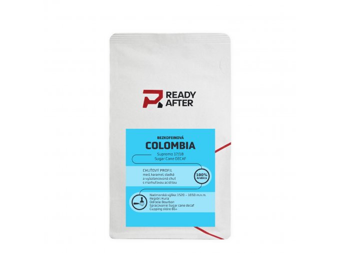 colombia bezkofeinova káva