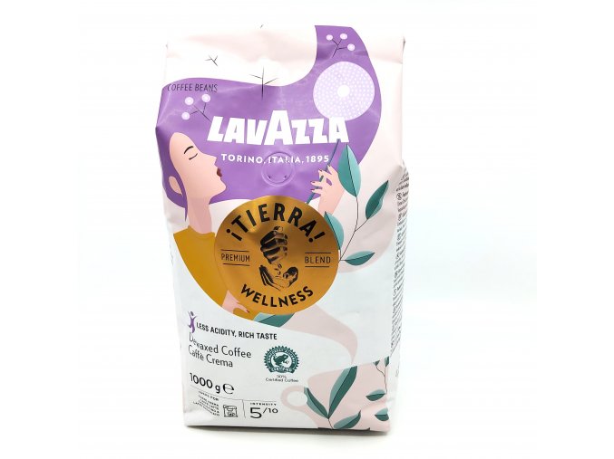 Lavazza Tierra Wellness zrnková káva 1 kg