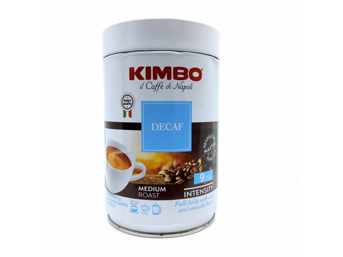 Kimbo Decaf mletá káva, 250g