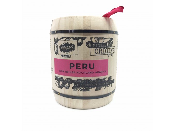 Minges 100% Peru Hochland arabica zrnková káva 250g