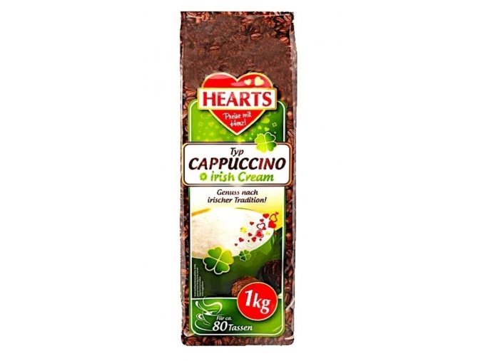 Hearts cappuccino s príchuťou Írsky krém 1 kg