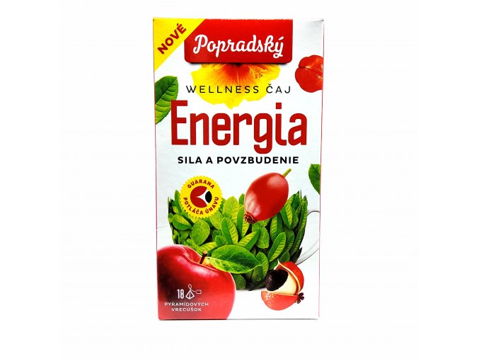 Popradský Wellness čaj Energia sila a povzbudenie 36 g