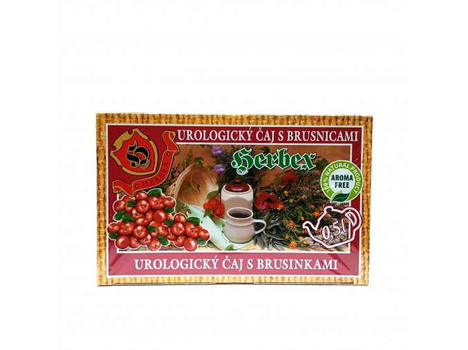 Herbex Urologický čaj s brusnicami 60 g