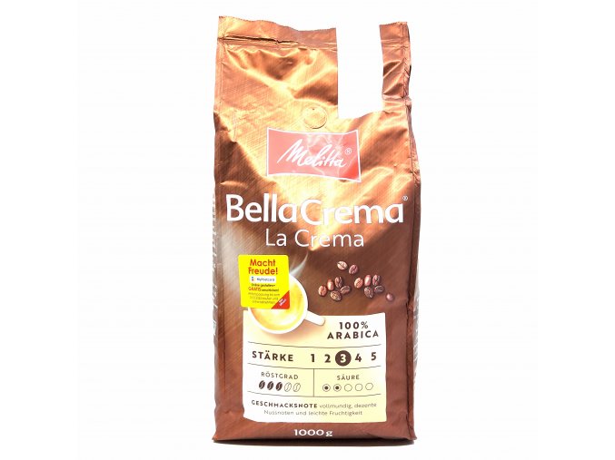 Melitta BellaCrema LaCrema zrnková káva 1 kg