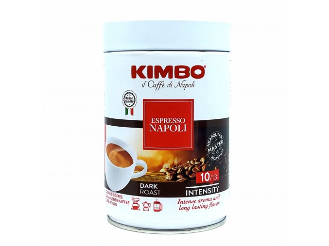 Kimbo Espresso Napoli mletá káva v DÓZE 250g