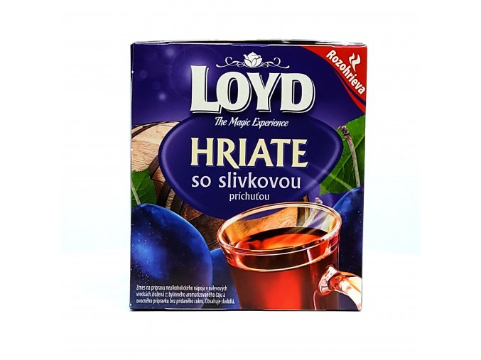 Loyd čaj, Hriate so slivkovou príchuťou 30 g