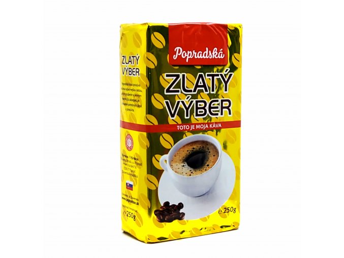 Popradská káva Zlatý výber mletá 250 g