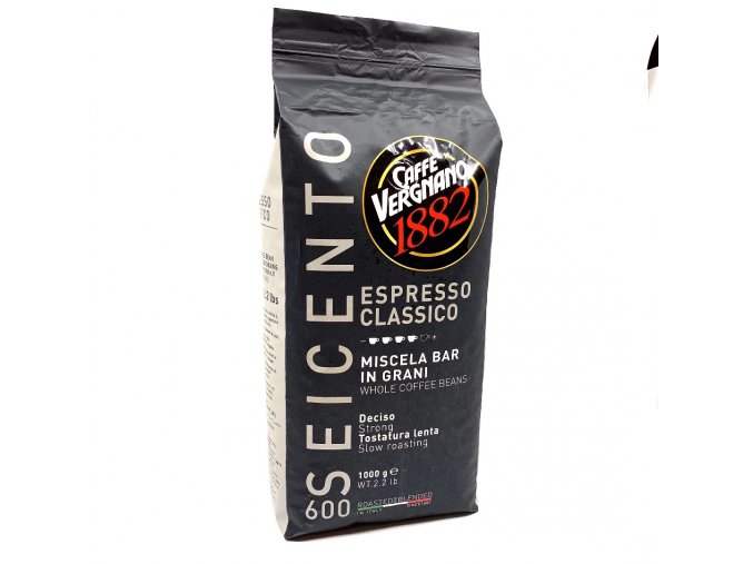 345 vergnano espresso classico 600 zrnkova kava 1 kg