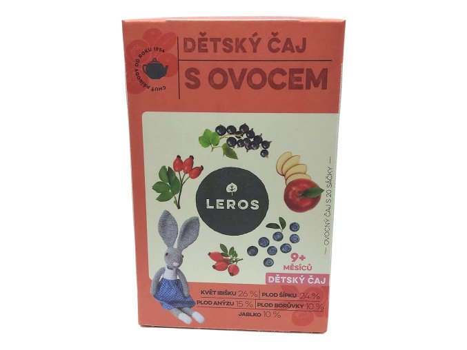 Leros Detský čaj s ovocím 40 g