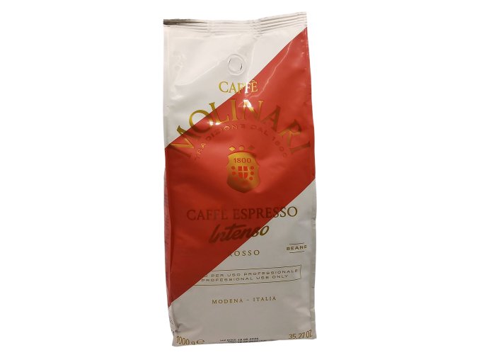 Molinari Caffé Espresso Intenso Rosso zrnková káva 1 kg