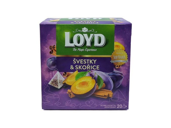 Loyd čaj Slivka a škorica 20 x 2 g