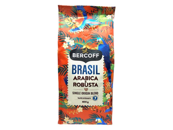 Bercoff Brasil zrnková káva 400 g