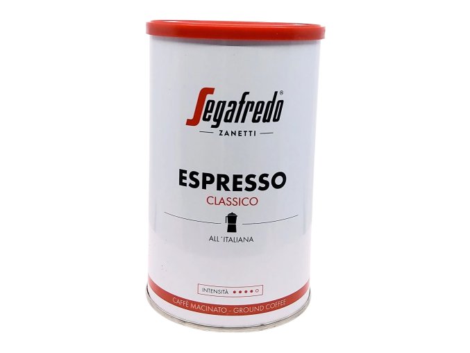 Segafredo Espresso Classico dóza mletá káva 250 g