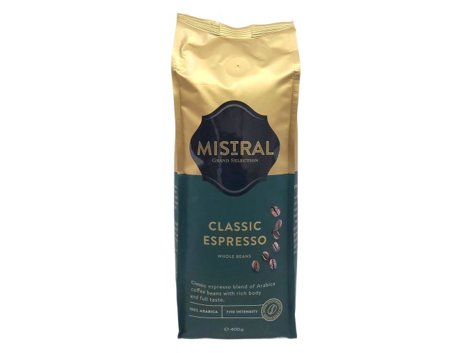 Mistral Selection Classic Espresso zrnková káva 400 g