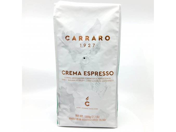 Carraro Crema Espresso zrnková káva 1 kg