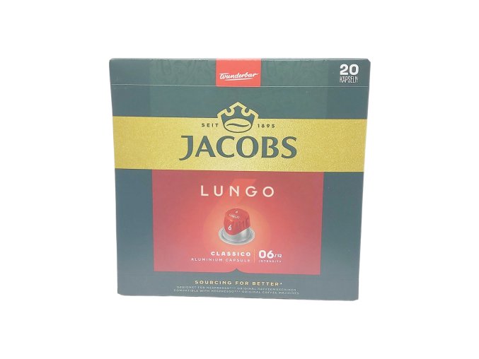 Jacobs Lungo Classico kávové kapsule 20 ks