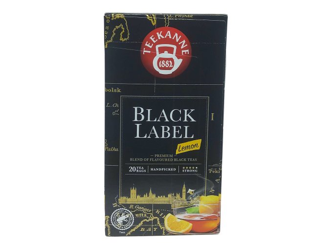 Teekanne Black Label & Lemon 33 g