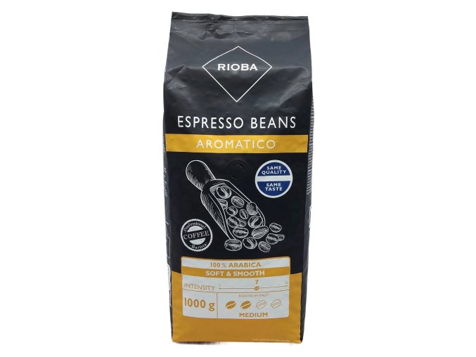 Rioba Aromatico (PLATINUM) zrnková káva 1 kg