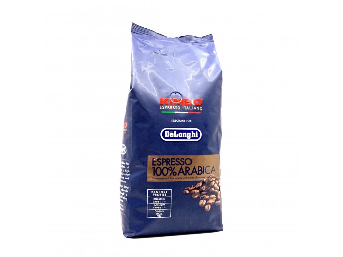 DeLonghi Kimbo Espresso 100% Arabica zrnková káva 1 kg