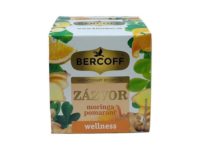Bercoff čaj, Zázvor, moringa a pomaranč 20 g