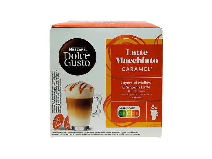 Nescafé Dolce Gusto Latte Macchiato Caramel kávové kapsule 16 ks