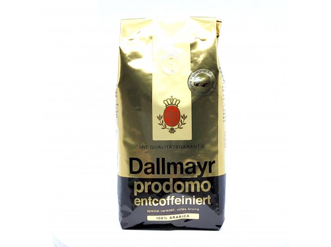 Dallmayr prodomo entcoffeiniert (bez kofeinu), zrnková 500 g