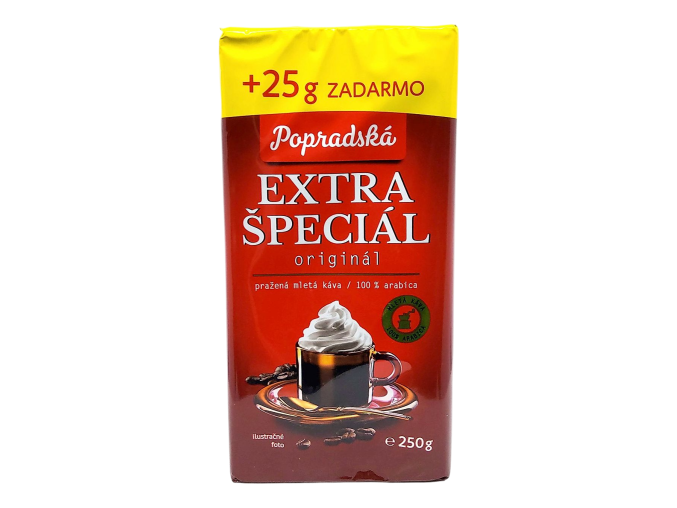 Popradská káva Extra Špeciál mletá 275 g