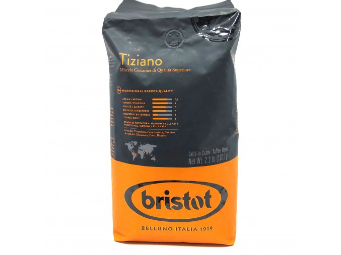 Bristot Tiziano zrnková káva 1 kg