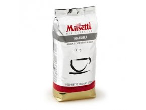 Musetti 100 Arabica zrnková káva 1kg