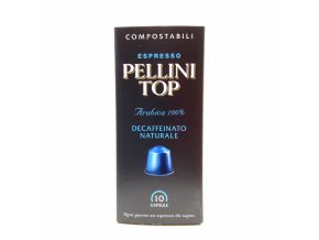 PELLINI TOP Arabica 100%  DECAFFEINATO pre Nespresso 10ks