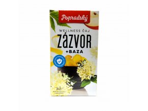 Popradský Wellness čaj zázvor + baza 18 x 2,2g