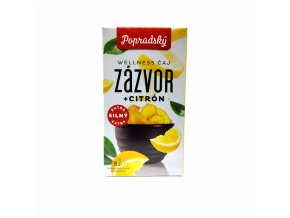 Popradský Wellness čaj zázvor + citrón 18 x 2g