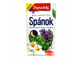 Popradský Wellness čaj Spánok upokojenie tela a mysle 27 g