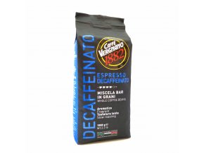 Vergnano Decaf zrnková káva bez kofeínu 1 kg