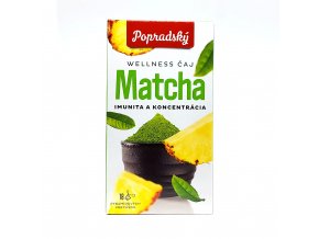 Popradský Wellness čaj zelený čaj a Matcha Imunita a koncentrácia 27 g