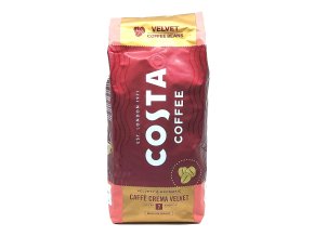 Costa Crema Velvet zrnková káva 1kg