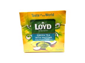 Loyd čaj Zelený s príchuťou matcha, ananás a kokos 20 x 1,5 g