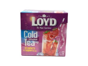 Loyd čaj Cold Tea Jahody a maliny 12 x 2,5 g