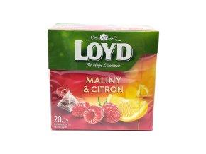 Loyd čaj Malina a citrón 20 x 2 g