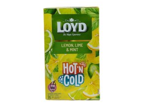 Loyd čaj Hot & Cold Citrón, limetka a mäta 15 x 2 g