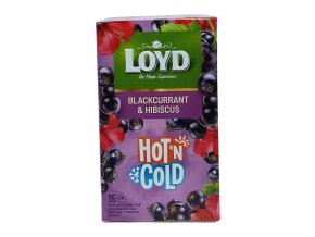 Loyd čaj Hot & Cold Čierna ríbezľa a ibištek 15 x 2 g