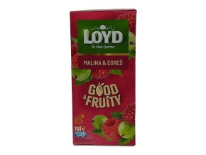 Loyd čaj Good & Fruity Malina a egreš 20 x 2,5 g