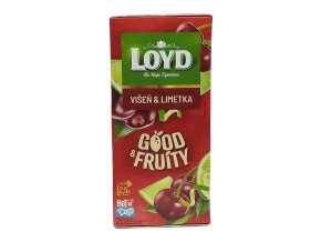 Loyd čaj Good & Fruity Višňa a limetka 20 x 2,5 g