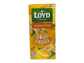 Loyd čaj Good & Fruity Zázvor a citrón 20 x 2,5 g